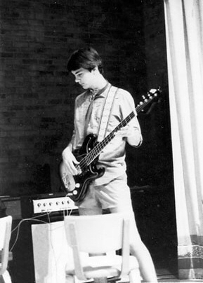 gReg playing bass at St. Mary's Hall, San Antonio